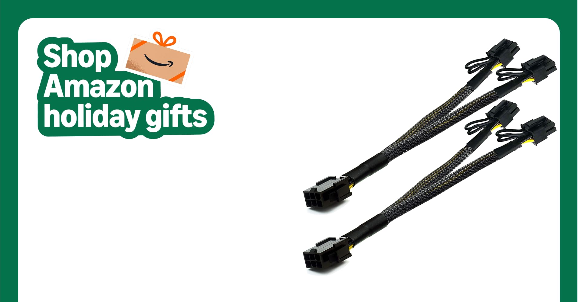 TeamProfitcom PCI-e 6 Pin to Dual PCIe 8 Pin (6+2) Graphics Card PCI Express Power Adapter GPU VGA Y-Splitter Extension Cable Mining Video Card Sleeved Power Cable 9 inches (2 Pack) TeamProfitcom PCI-e 6 Pin to Dual PCIe 8 Pin (6+2) Graphics Card PCI Express Power Adapter GPU VGA Y-Splitter Extension Cable Mining Video Card Sleeved Power Cable 9 inches (2 Pack)