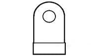 TE Connectivity/AMP Brand, 36270-25Pack, Terminal Solis Flag R 12-10 8