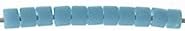 Miyuki Delica 11/0 - Duracoat Opaque Dyed Aqua DB2128 - 250gms Bag of Japanese Glass Beads Bulk Bag of Japanese Glass Beads