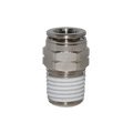 PneumaticPlus Air Supsension Push-in Lock Fitting, Male Straight 3/8" Tube X 1/4" NPT Thread, DOT Approved (Pack of 5)