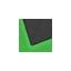 Black with Green Trim
