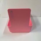 Pink Dental Lab Pan with Stainless Steel Clip 12pk 7" x 5¾" x 2½" Made in The USA
