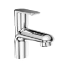 premium stainless steel pillar cock tap for wash basin | mirror chrome finish single lever water tap for bathroom & sink