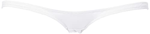 [ラ ポーム] ブリーフ スーパーローライズ スキャンティ 小さい見た目 半尻 シンプル フルバック インゴム アマゾン限定 日本製 ラポーム 111003 レディース ホワイト M