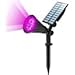Solar Spotlights,4-LED Solar Landscape Lights 180 ° Adjustable Waterproof Outdoor Security Lighting 2-in-1 Solar Spotlight Auto On/Off for Backyard Driveway Patio Gardens Lawn Pool (2 Pack)
