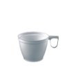 Preisvergleich Produktbild 300 Einweg Kaffeetasse weiß mit Henkel 180ml aus Kunststoff Einweggeschirr