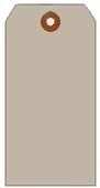Shipping Tag, HVY. Wt., Grey, Sz #5, Box of 1000, Plain