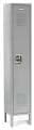 Miniatura 2 de Global Industrial Armario de un solo nivel, 15x18x72, 1 puerta, sin ensamblar, gris