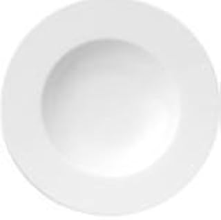EKM Living Thomas 11400-800001-15321 Trend - Juego de 6 platos para pasta y 1 producto de cuidado corporal Trinitae, color blanco
