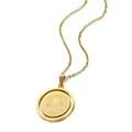 Collier 925 LXGGUC pour femmes et hommes chaîne ras du cou en argent au design minimaliste - 2