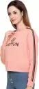 Image of Clapton Full Sleeve Pullover Round Neck Solid Casual Women Sweat Shirt