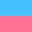 Light Blue & Pink