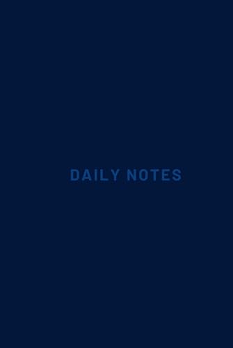 Premium Lined Midnight Navy Notebook with Dates | 6x9 Inches image 2