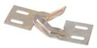 Repuesto compatible con Barton Kramer 376C Mill Silver Steel Bi-fold Door Aligner 1-3/8 L x 1-3/8 Win. miniatura 1
