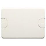 Gewiss GW24211 Placca Cieca per Scatole Rettangolari da incasso 3 Posti a vite 3 Moduli Bianco Nuvola