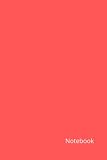  A5 Coral Plain Notebook: 200 Plain Pages, 6x9Inches, Perfect for notetaking, scrapbooking, bullet journaling.