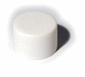 White Screw Cap for 125, 250ml Plastic Bottle- 10 Pack