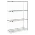 Nexel Wire Shelving Add-On, Poly-Z-Brite, 48
