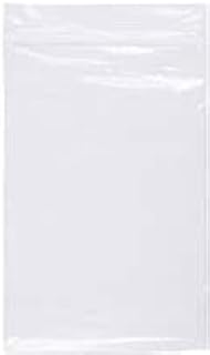 100 Clamshell Lacon 1/20 / 0.05 oz Clear Plastic Sample Containers with Attached Lids + 100 Ziplock Plastic Bags - Can Be Used for Makeup, Jewelry, hardware and Much More!