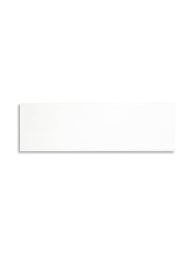 JARDIN202 Rodapie Aluminio 2m, Blanco, 60mm
