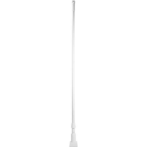 Image of SPARTA 369475EC02 Fiberglass Mop Handle, Jaw Style Mop With Swivel Hang Up Cap For Cleaning, Commercial, Residential, 60 Inches, White, (Pack of 12)