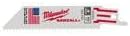 Milwaukee 4 in. L 10 TPI Bi-Metal Sawzall Blade