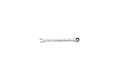 Image of GEARWRENCH 11 /32 inch 4 Degree Swing Arch 12 Point Ratcheting Combination Wrench - 86942