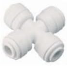 IPW Industries Inc-Pure-T CR-Cross (4CR4) Tube O.D. 1/4”-Quick Connect Fittings