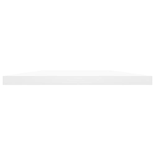 GOLINPEILO 4 pcs Bookshelf Boards Chipboard Replacement Panels Storage Units Organizer Display Shelves, White 23.6\"x15.7\"x0.6\" - Thumbnail 4