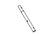 Two short vertical tubes, part G, for the Sakugi US661 clothes rack.