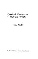 Critical Essays on Patrick White (Critical Essays on World Literature)