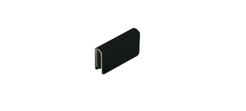 C.R. LAURENCE GDH7BL CRL Black Rectangular Strike Plate