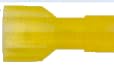 Sherco-Auto Nylon Fully Insulated Male Quick Disconnect 12-10 Gauge .250 Tab - 100 Pack