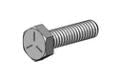 Image of 1 /4-20 x 1 inch Hex Head Screw Bolt, Fully Threaded, Zinc Plated Steel Grade 5 Pack of 25