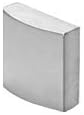 CRL/Blumcraft Satin Anodized Decorative Flat End Caps for 324 Series Aluminum Cap Railings