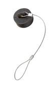 Leviton 49DSM 49 Serie, Staubschutz, Rhino-Hide einpoliger Stecker, Santoprene TPV, schwarz
