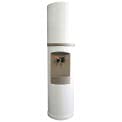 Commercial Bottleless Hot/Cold Cooler W/Filtration, White W/Grey Trim, Aquaverve