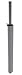 Hoffman S2M10VP37 V-Motion Pedestal Tubes, 1000 mm, 37 lb. (22-37 lb.)