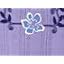 Soft Iris Floral Embroidery