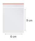 Saco Zip Lock N2 6cm X 9cm Transparente - Kit Com 100