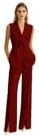 Women's 2 Piece Pant Suit Double Breasted Vest Blazer Split Wide Leg Pants Summer Casual Work Office Outfit