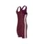 maroon/white