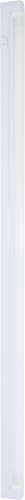 Enbrighten SlimLine 36in. Fluorescent Light Fixture, Plug-In, 5ft. Power Cord, F8T5 Bulb, Warm White, Flicker-Free, No-Hum, Instant-On Electronic Ballast, Linkable, On/Off Rocker Switch, White, 10460