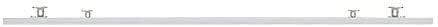 Panel LED 600x600 Sylvania Inicio Flat de 46W y luz calida 830 3