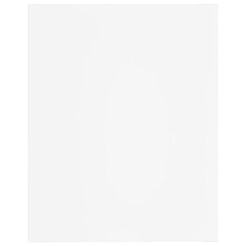 Youuihom Wall Mounted Shelves Set of 4 White Engineered Wood 15.7 x 19.7 Inch Modern Floating Bookshelves for Study Room Storage and Display - Image 6