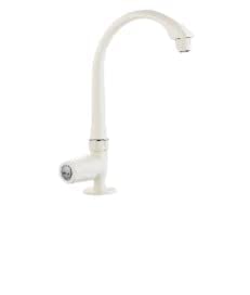 Mishra Enterprises Swan Neck with Flange Water Tap Bathroom Kitchen