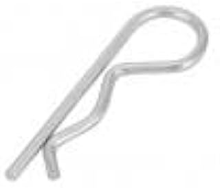 Pin, 10pcs Galvanized Iron Cotter Pin, B Type Cotter Pin, Zinc Plated Retaining Pins Spring Clips Hair Pin Hitch Cotter, Cotter Pins (4*75mm (10pcs))