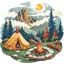 RetroCampingSunset