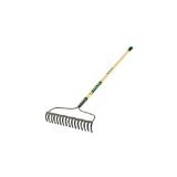 MINTCRAFT 33271 16-Tine Bow Rake with Wooden Handle