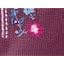 Deep Claret Vine Embroidery